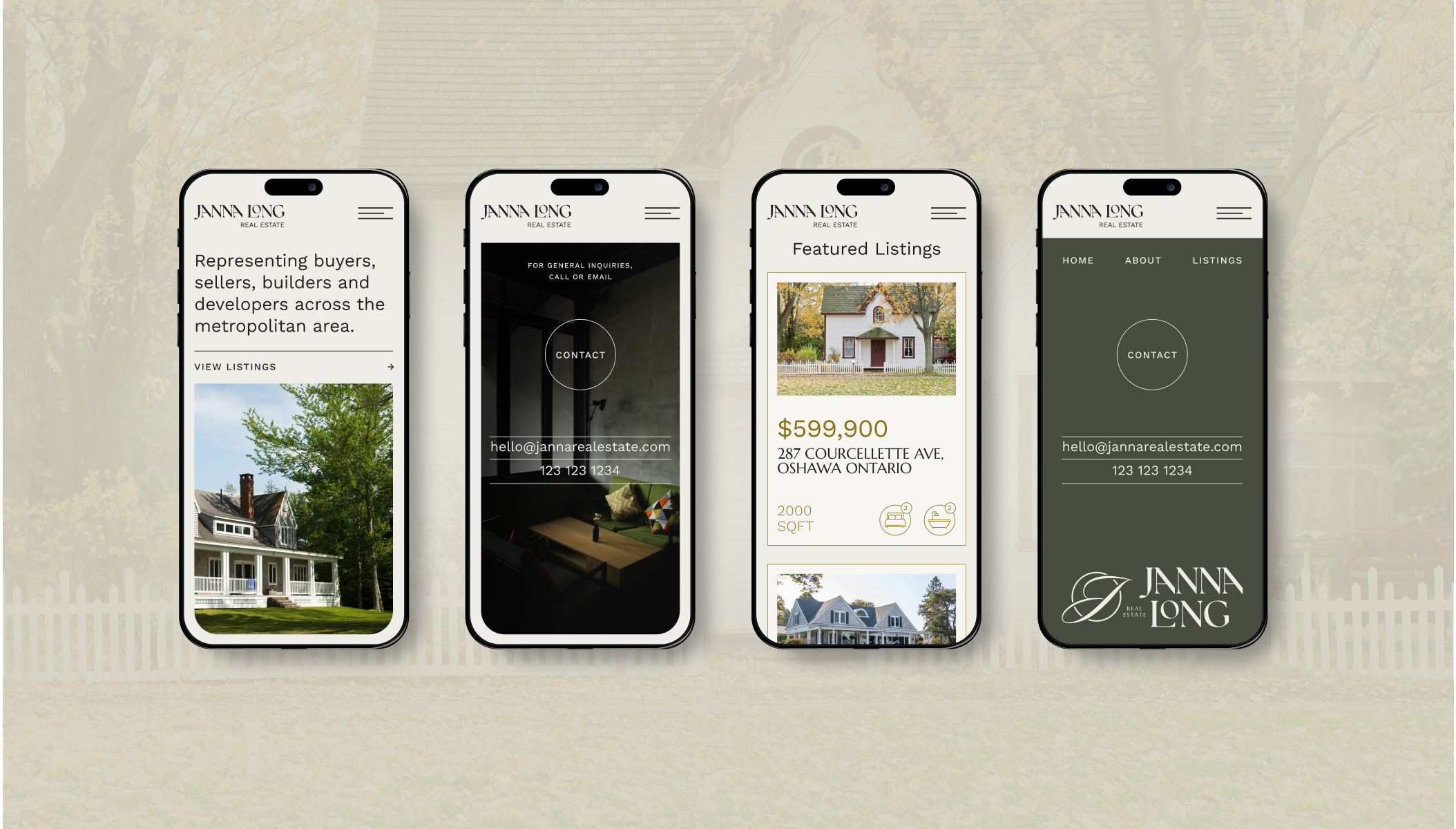 Janna Long Mobile Website