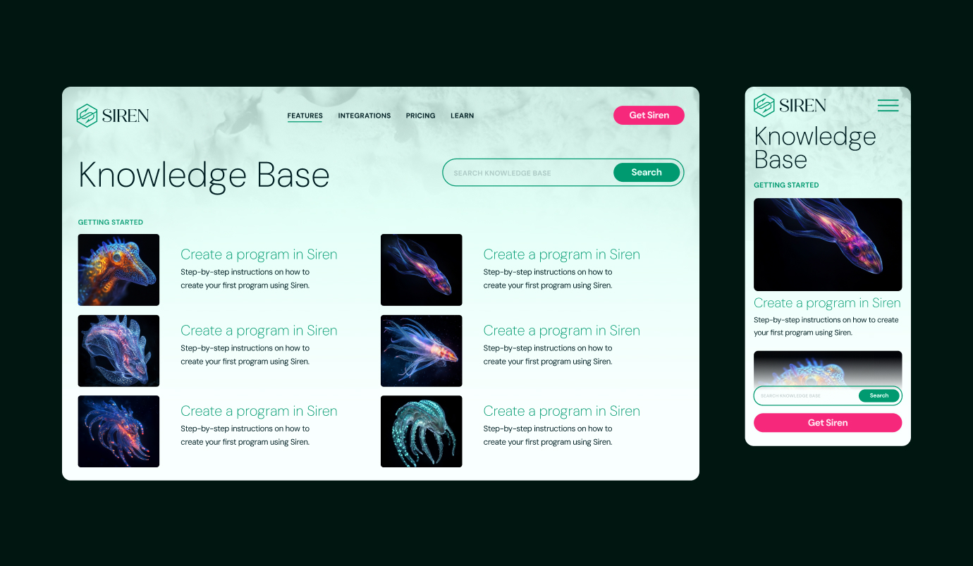 Siren Knowledge Base