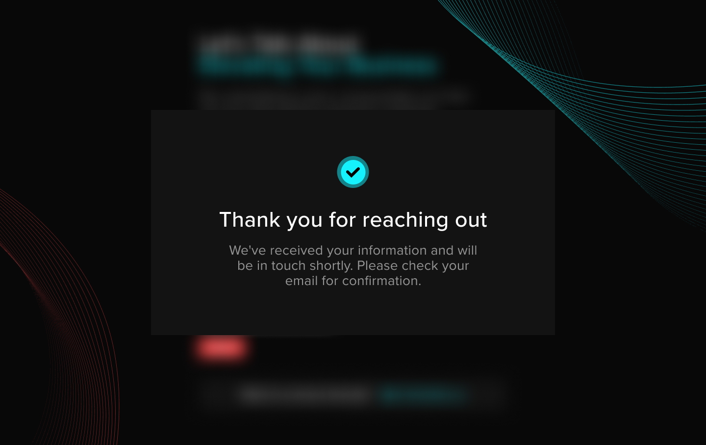 Taller Confirmation Page